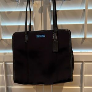 COACH Brand Neoprene   Handbag  Purse  Black